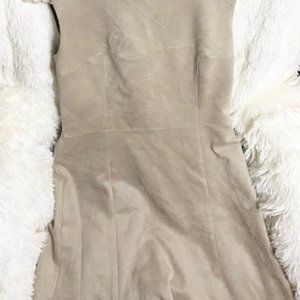 Women Calvin Klein Micro-Suede Dress